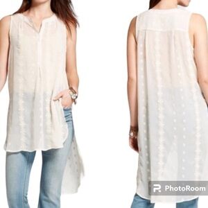 ~ Knox Rose Lace Sleeveless Top Tunic Sz S